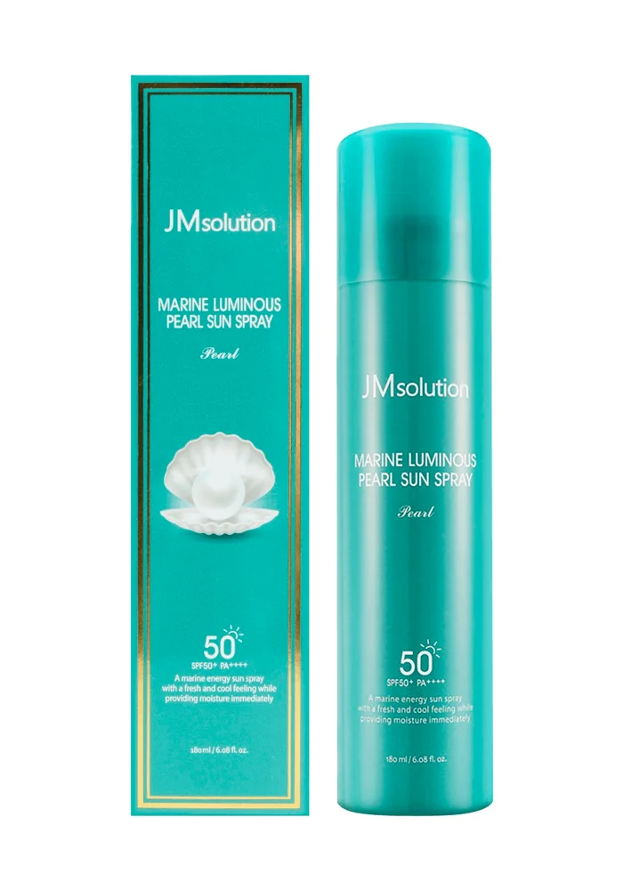 Солнцезащитный спрей с жемчугом |180 ml| JMsolution Marine Luminous Pearl Sun Spray SPF50+ PA+++