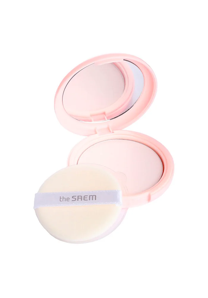 Розовая пудра с каламином для проблемной кожи |11 g| The SAEM Saemmul Perfect Pore Pink Pact