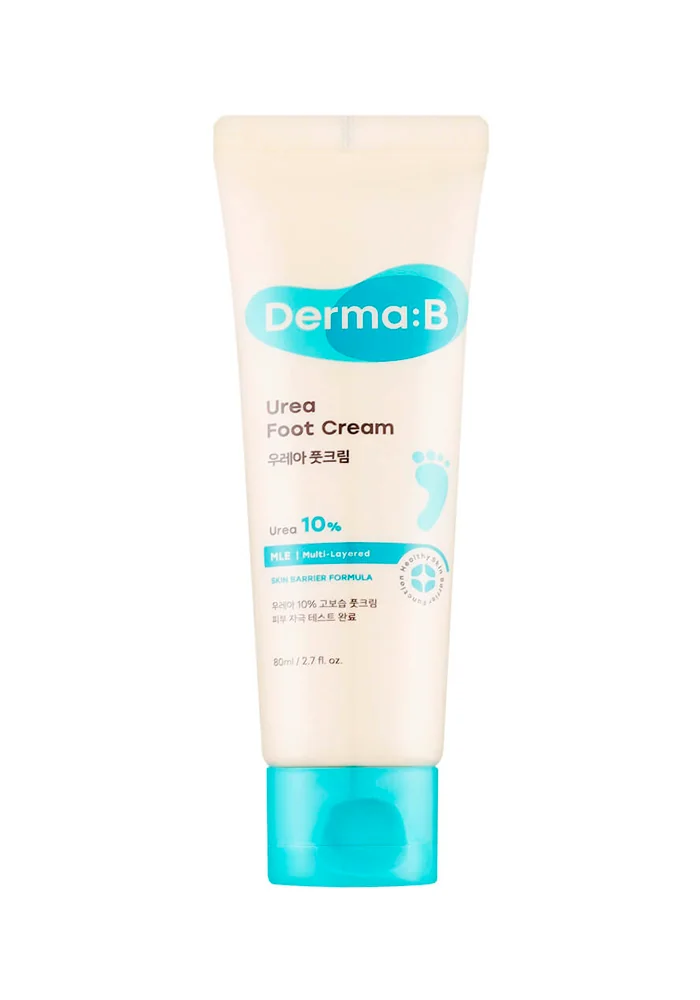 DermaB_Urea_Foot_Cream_01_procosmetics_by Крем для ног cмягчающий ламеллярный с мочевиной |80 ml| Derma:B Urea 9.8% Foot Cream
