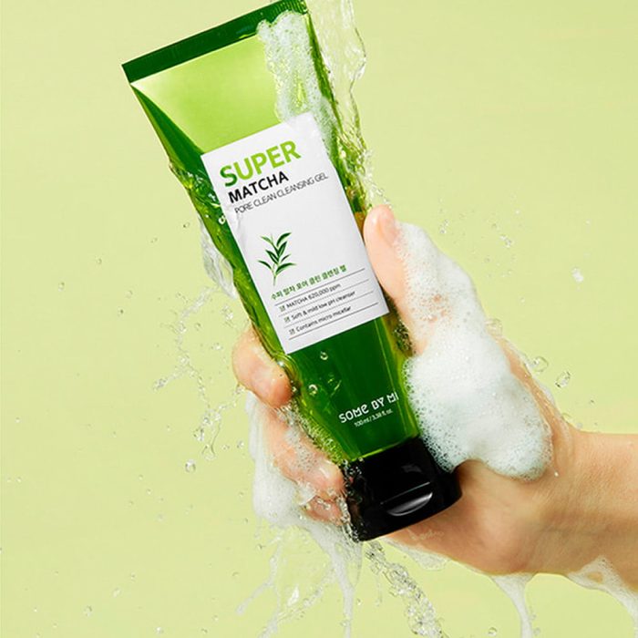 Гель для умывания с чаем матча