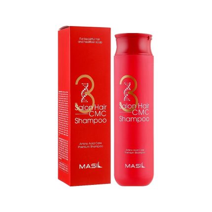 Восстанавливающий профессиональный шампунь с керамидами Masil 3 Salon Hair CMC Shampoo