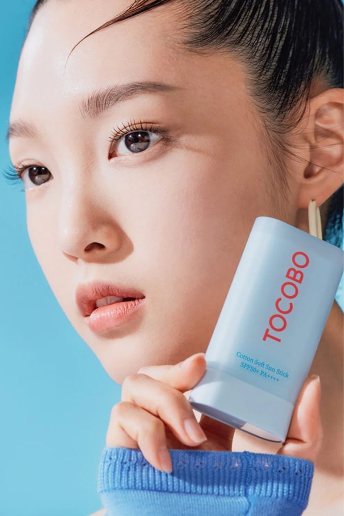Себорегулирующий солнцезащитный стик для лица |19 g| Tocobo Cotton Soft Sun Stick SPF50 + PA++++