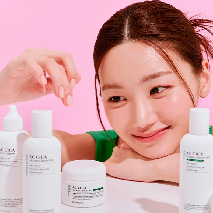 Высококонцентрированный успокаивающий тонер с центеллой |150 ml| Deoproce AC CICA Calming Boosting Toner