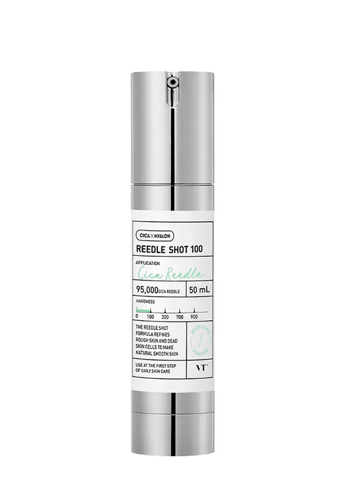 VT_Cosmetics_Reedle_Shot_100_01_procosmetics_by Бустер-сыворотка с микроиглами для чувствительной кожи |50 ml| VT Cosmetics Pro Cica Reedle Shot 100