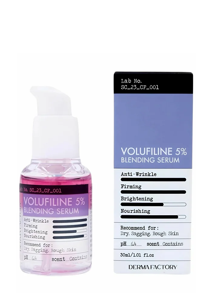 Derma_Factory_Volufiline_5_Blending_Serum_001_procosmetics_by Антивозрастная двухфазная сыворотка с волюфилином Derma Factory Volufiline 5 Blending Serum 30ml — изображение 1