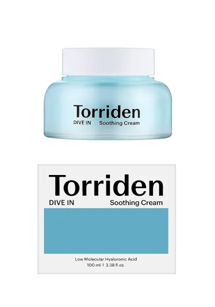 Успокаивающий крем для сухой кожи |100 ml| Torriden DIVE IN Low Molecular Hyaluronic Acid Soothing Cream