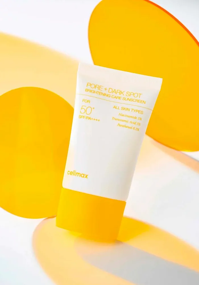 Осветляющий солнцезащитный крем |50 ml| Celimax Pore+Dark Spot Brightening Care Sunscreen SPF50+ PA++++