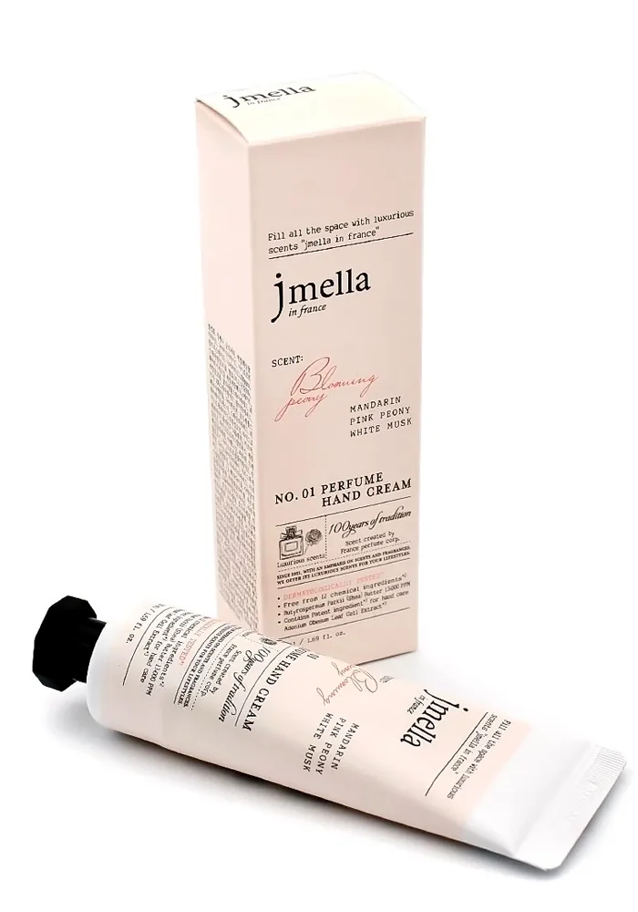 Парфюмированный крем для рук "Цветущий пион" |50 ml| JMELLA In France Blooming Peony NO.01 Perfume Hand Cream