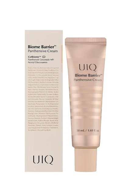 Крем с пантенолом для восстановления биома кожи |50 g| UIQ Biome Barrier Panthensive Cream