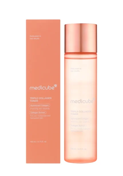 Тонер для упругости кожи с коллагеном |140 ml| medicube Triple Collagen Toner