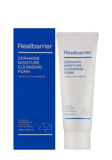 Увлажняющая пенка для умывания с церамидами |120 ml| Realbarrier Ceramide Moisture Cleansing Foam