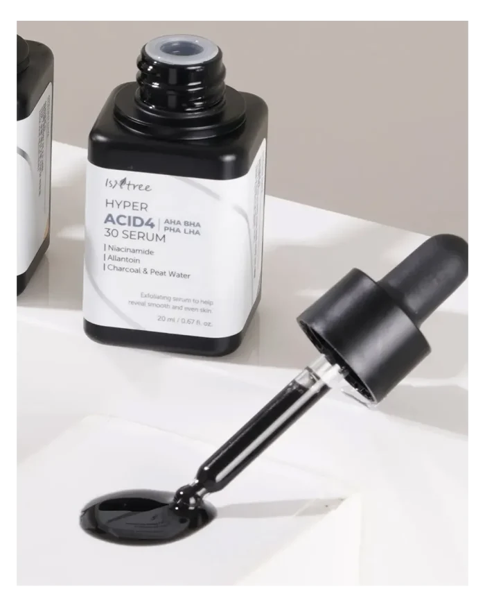 Пилинг-сыворотка с комплексом кислот |20 ml| IsNtree Hyper Acid4 AHA BHA PHA LHA 30 Serum