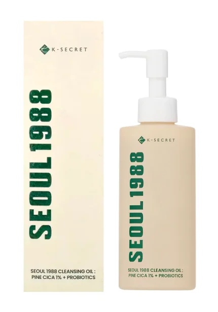 Гидрофильное масло с пробиотиками |200 ml| K-Secret Seoul 1988 Cleansing Oil: Pine Cica 1% + Probiotics