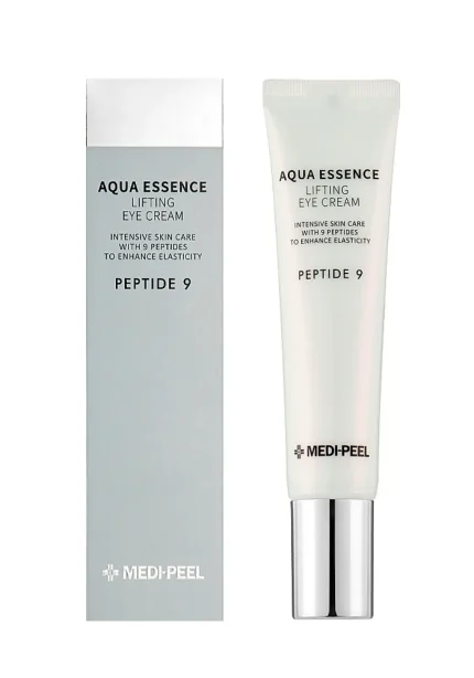Антиоксидантный крем для век с эффектом лифтинга MediPeel Peptide 9 Aqua Essence Lifting Eye Cream 40 мл