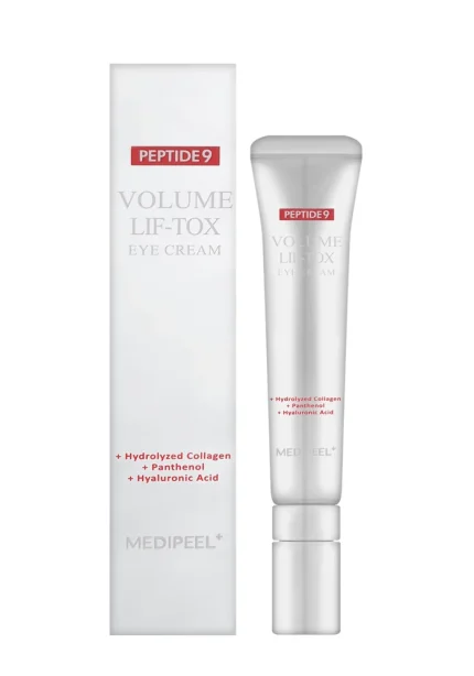 Интенсивный массажный крем для век с эффектом лифтинга MEDIPEEL Peptide 9 Volume Lif-Tox Eye Cream 20 мл
