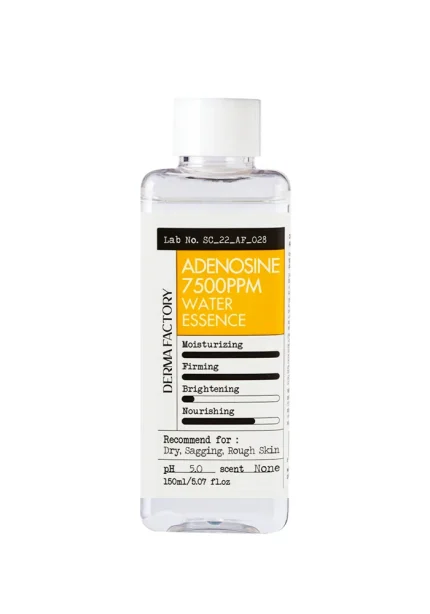 Коллагеновый тонер-эссенция для упругости кожи Derma Factory Adenosine 7500ppm Water Essence, 150 мл