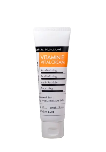 Антиоксидантный крем для лица с витамином Е Derma Factory Vitamin E Vital Cream 50мл