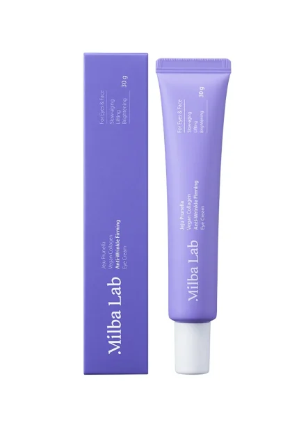 Крем для кожи вокруг глаз с ПДРН Milba Lab Jeju Prunella Vegan Collagen Anti-Wrinkle Firming Eye Cream 30g