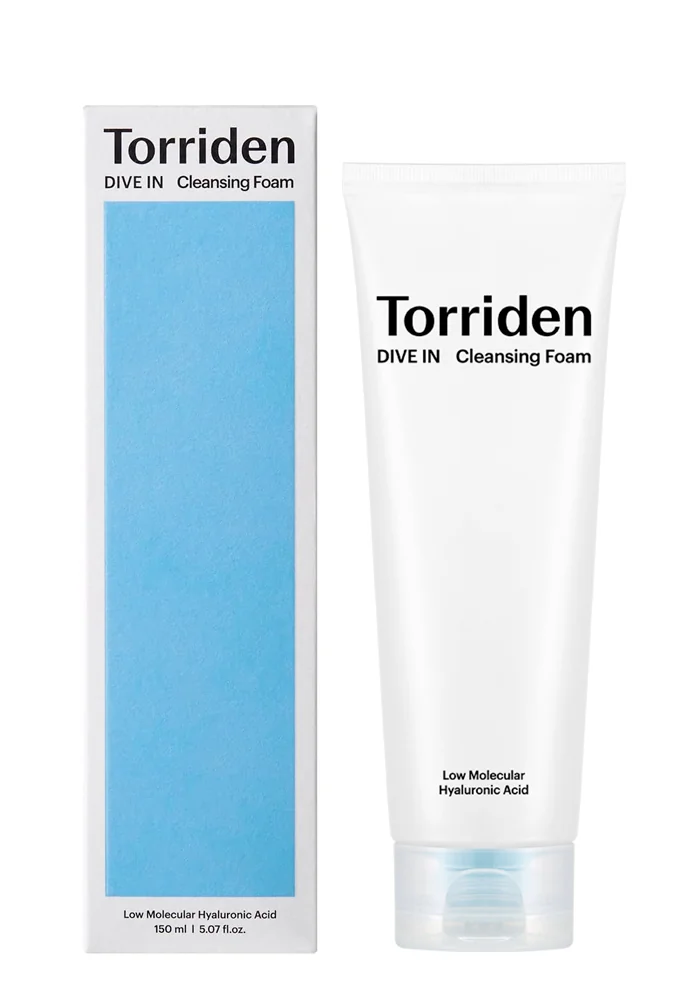 Гипоаллергенная пенка для умывания Torriden DIVE IN Low Molecular Hyaluronic Acid Cleansing Foam 150 ml
